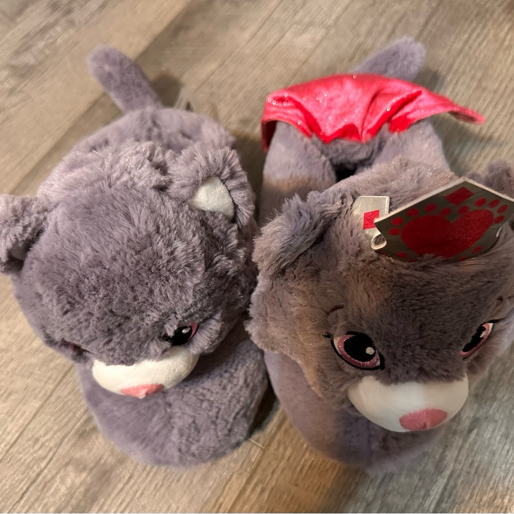 Cozy Cat Kids Slippers - flip styles